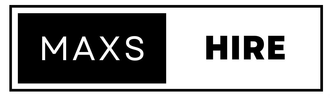 Maxs hire logo